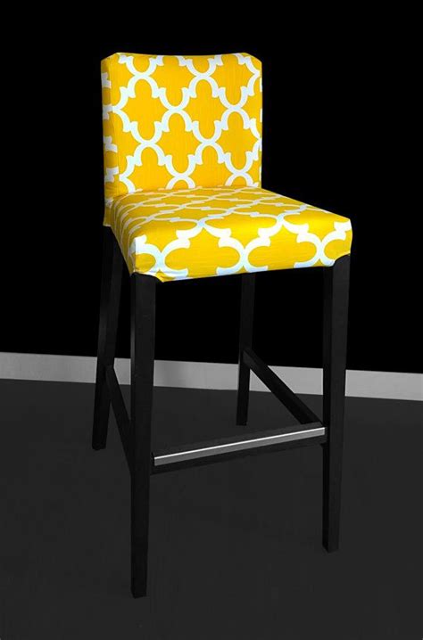 Ekedalen bar stool, dark brown/orrsta light grey 62 cm. IKEA HENRIKSDAL Bar Stool Chair Cover Fynn Yellow by ...