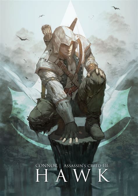 Connor Kenway Ratohnhakéton Fanart Assassins Creed Art