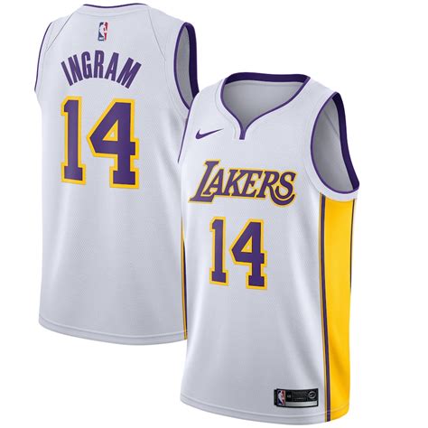 Nike Brandon Ingram Los Angeles Lakers White Swingman Jersey