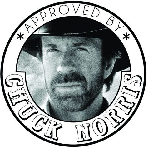 Tampon Approuvé Par Chuck Norris Tampon Encreur Approved Super Insolite
