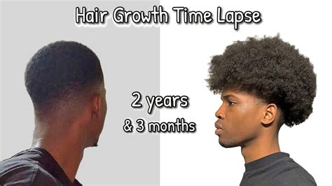 2 Years Of Hair Growth Hair Growth Time Lapse 2 Years And 3