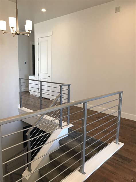 Breton Entry Modern Stair Railing Home Stairs Design Contemporary