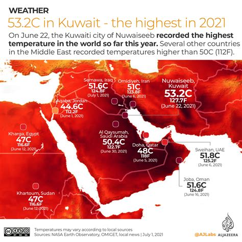 Mapping The Hottest Temperatures Around The World News24