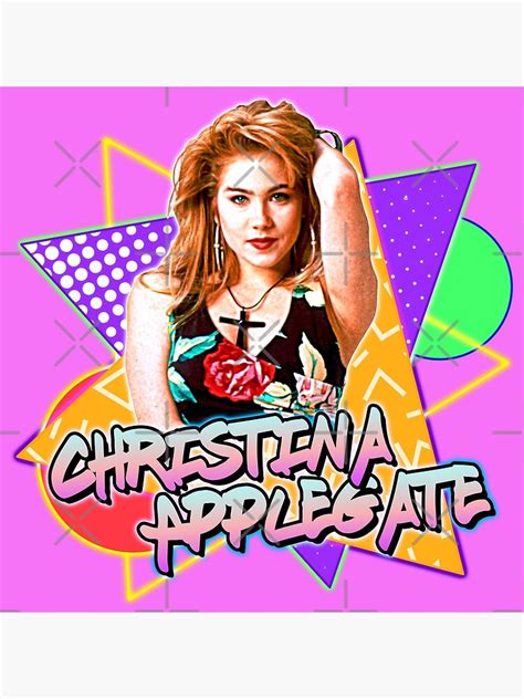 Christina Applegate 90s Retro Sexy Kelly Bundy Fan Art Art Print For Sale By Acquiesce13