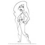 Learn How To Draw Kim Possible Kim Possible Step By Step Drawing Tutorials