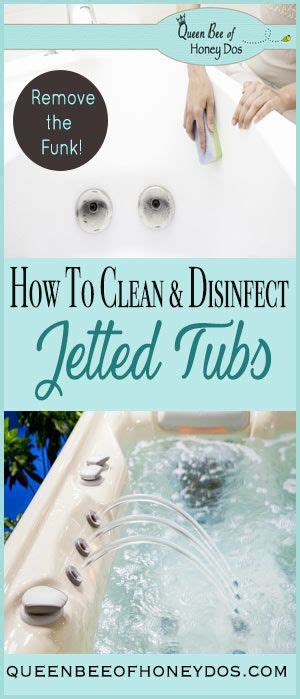 How To Clean And Disinfect Jetted Whirlpool Tubs Cleaning Hacks Diy