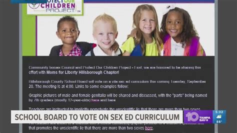 Hillsborough County School Board To Take Closer Look At Sex Ed Curriculum