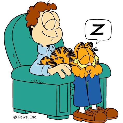 Relaxing Garfield Comics Garfield And Odie Garfield Cartoon