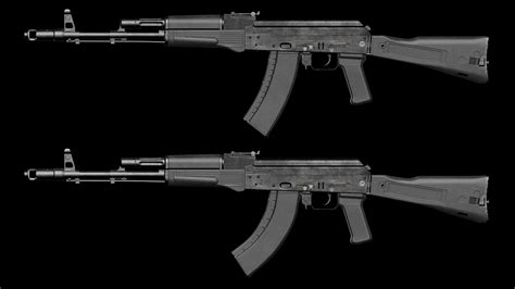 Artstation Ak 74m Ak 101 Ak 103 Kalashnikov Assault Rifles Game