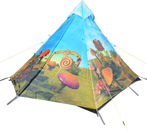 Brfdc Pop Up Tent Triangle Printing Tent Large 3 4 Person