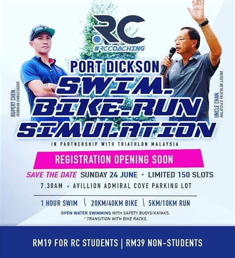 *the above information is important for us to trace your record accurately. Triathlon Simulation with Rupert Chen in Port Dickson - 24 ...