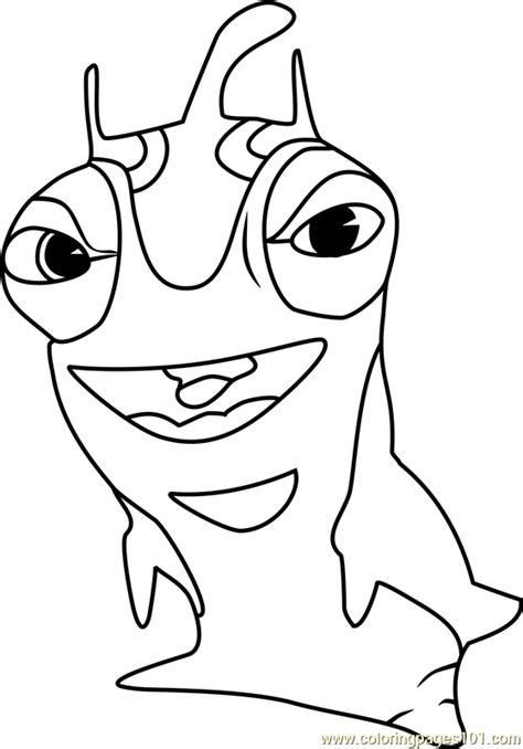 What can kids do with slugterra coloring pages? Flatulorhinkus Coloring Page - Free Slugterra Coloring ...