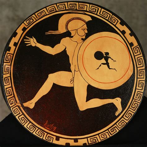Ancient Greek Shields In 2022 Greek Shield Greek Men Spartan Shield
