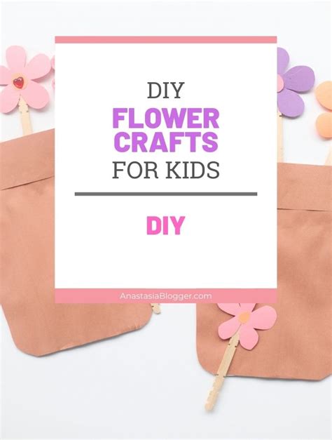 15 Beautiful Flower Crafts For Kids Kindergarten Crafts