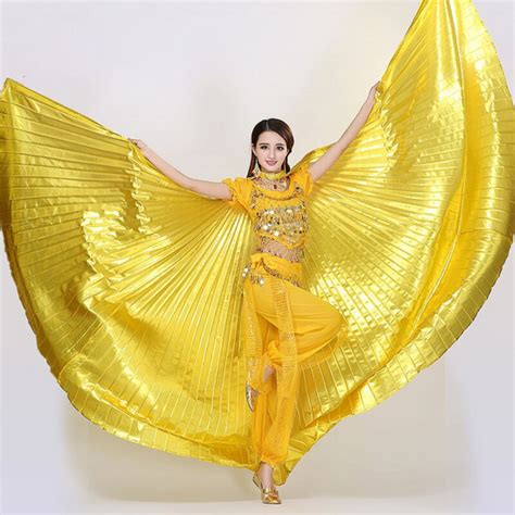 Silk Dancing Wings Isis Belly Dance Costume Egyptian Performance Bollywood Best T Shoppers