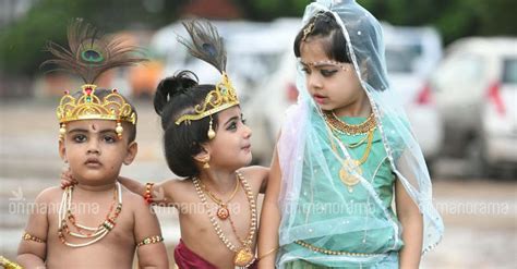 Story In Pictures How Kerala Celebrated Sree Krishna Jayanti Sree