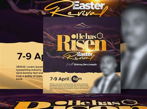 Easter Church Flyer Psd By Peter Banda On Dribbble