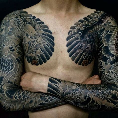 ไม่มีข้อความกำกับภาพอัตโนมัติ Japanese Tattoo Irezumi Tattoos