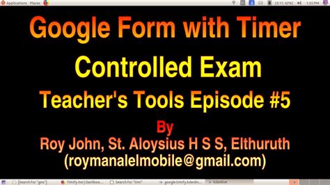 Google classroom used google forms as the primary means of conducting assessments. #5 Time limited Online exam using google forms and timify ...