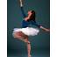 Ballet Woman  Free Stock Photo A Ballerina Posing With Blue