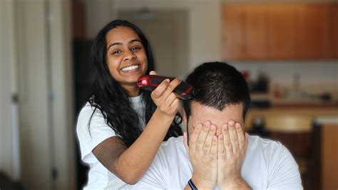 Letting Girlfriend Cut My Hair Youtube