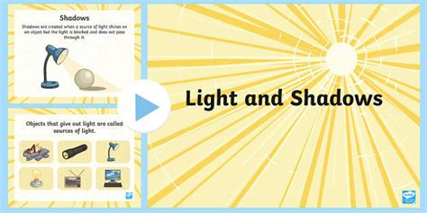 Light And Shadow Ks2 Facts Powerpoint Teacher Made