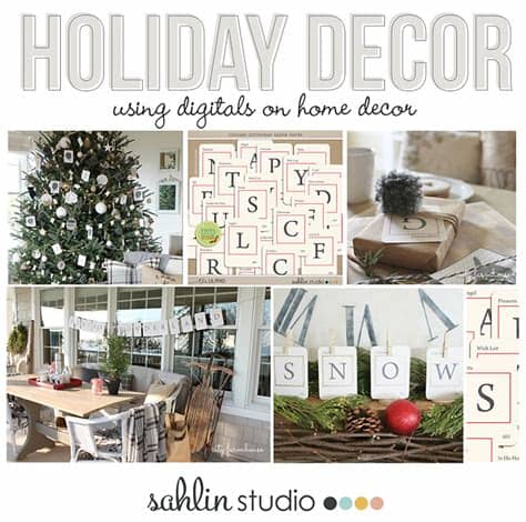 Shop our wide selection of holiday decor for inside and outside your home. Using Digital Products in Holiday Home Decor | Sahlin ...