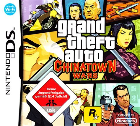 Grand Theft Auto Chinatown Wars 2009 Nintendo Ds Box Cover Art