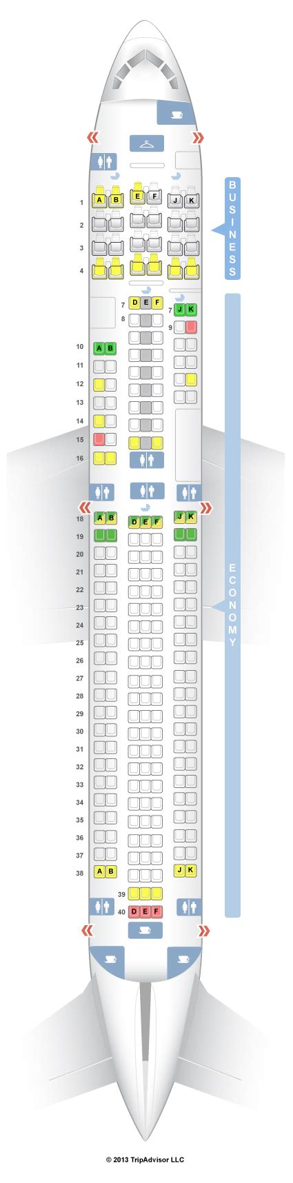 SeatGuru Seat Map Air New Zealand Boeing 767-300 (763)