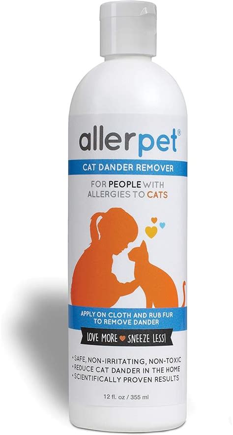 Allerpet Cat 12 Oz Pet Dander Remover Sprays Pet Supplies