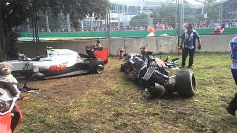 Fernando Alonsos Car After Horrific Crash 2016 Australian Grand Prix