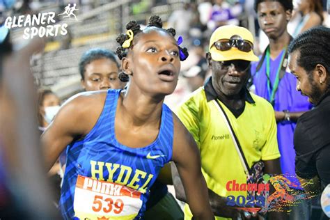 Jamaica Gleaner On Twitter 🚨 New Record 🚨 Hydel Highs Alana Reid Delivers The First Sub 11 In