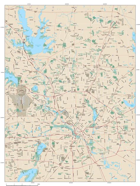 Dallas Metro Area Map