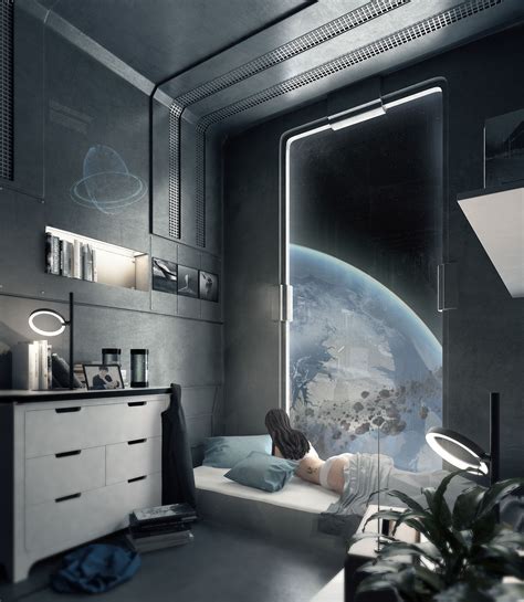 Futuristic Bedroom Futuristic Interior Futuristic Art Futuristic Architecture Scifi Bedroom