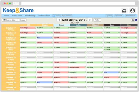 Online Calendar Sharing And Collaboration Tools Keepandshare