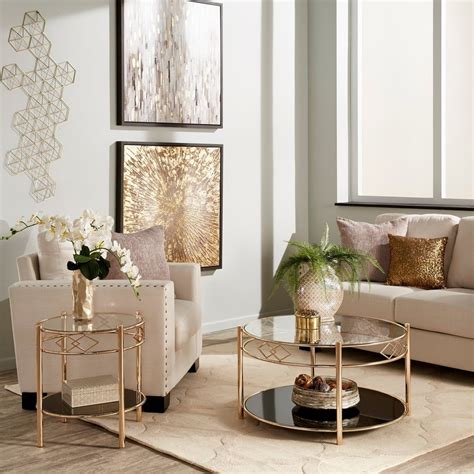 Our Best Living Room Furniture Deals Gold Living Room Decor Black