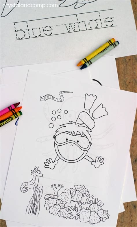 All it takes is a click and you can download convenience and attractive printable for kids. Kid Color Pages: Under the Sea