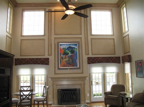 Create Visual Interest In A Rooms With High Ceilings Fix
