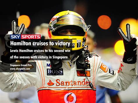 It was the 12th race of the 2009 formula one season. 2009 Singapore GP - Lewis Hamilton Wallpaper (31674907 ...