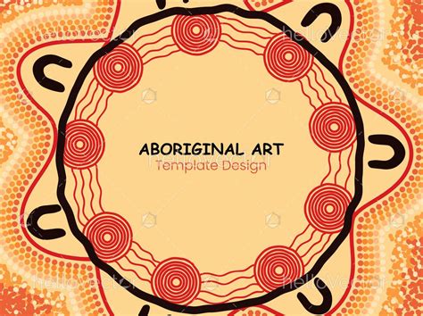 Aboriginal Art Poster Template Download Graphics And Vectors