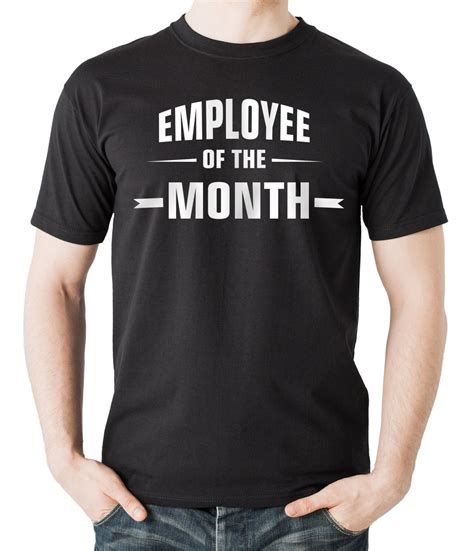 Employee Of The Month T Shirt T For Best Employee Tee Shirt Etsy