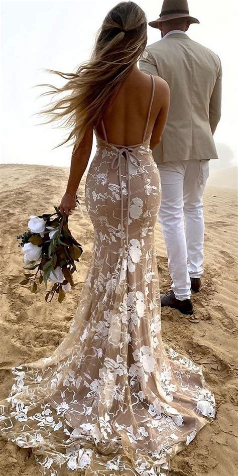 Beach Wedding Dresses Perfect For Destination Weddings White Beach