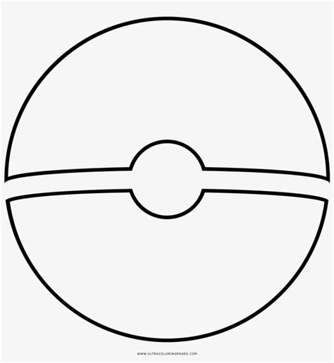 Instructive Pokeball Coloring Pages Page Drawing Transparent Png