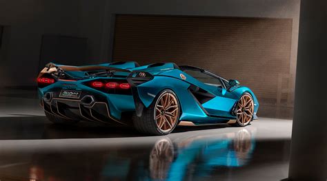 Lamborghini Sián Roadster Their First Hybrid Hypercar Goes Topless