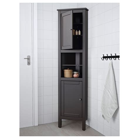 Ikea hemnes bookcase with drawers and cabinets. IKEA HEMNES Black-Brown Corner cabinet in 2020 | Bathroom ...