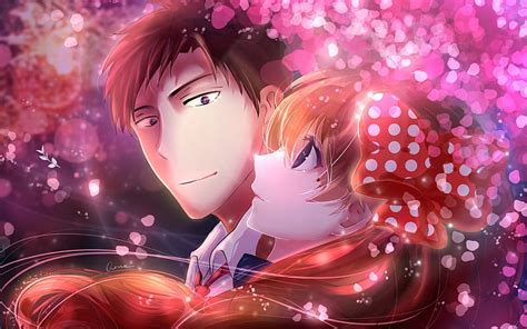 Gekkan Shoujo Nozaki Kun Main Characters Romance Couple Hirotaka