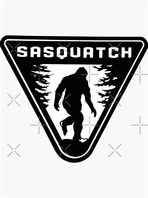 Sasquatch Ford Badge Sticker For Sale By Okyak Redbubble