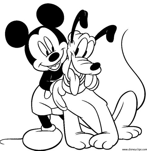 baby mickey mouse  friends coloring pages coloring home