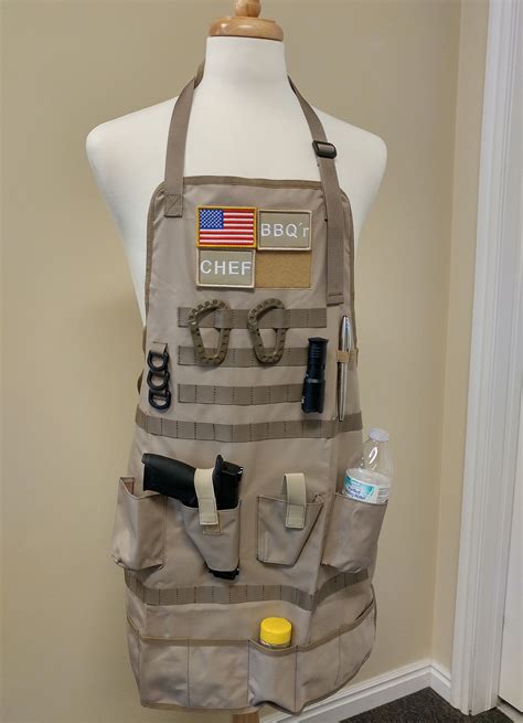 tactical ready apron bbq  shop apron holster concealed