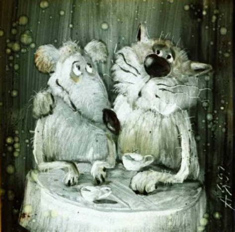 Cat And Mouse Paintings Anatolij Yaryshkin